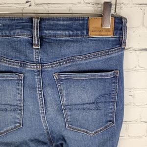 AMERICAN EAGLE | hi-rise jegging skinny distressed stretch jeans